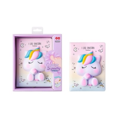 UNICORNIO LIBRETA SQUISHY 20CM