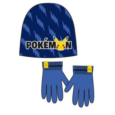 POKEMON GORRO CON GUANTES