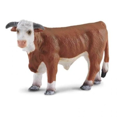 TORO HEREFORD - BLANCO Y MARRON  COLLECTA