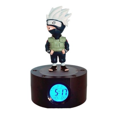 NARUTO FIGURA RELOJ DESPERTADOR CON LUZ 15*22CM
