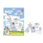 BLUEY SET PINTAR CON PEGATINA
