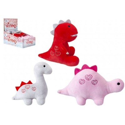 PELUCHE DINOSAURIO SOFT 3MODELO 18CM