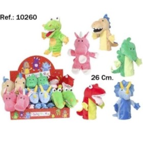 MARIONETAS DINOSAURIOS PELUCHE 30CM