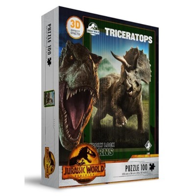 JURASSIC WOLD PUZZLE 3D 100PCS 23*31CM