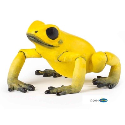 FIGURA RANA ECUATORIAL AMARILLA ( PAPO ) 2X4.5CM