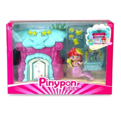 PINYPON MUNECA SIRENITA CON CASITA 22*30CM