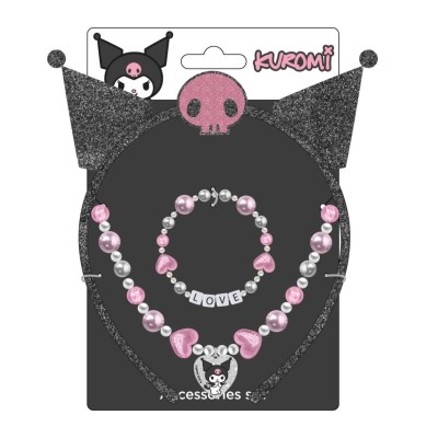 kuromi Bisuteria Pack 3 Piezas-hello kitty